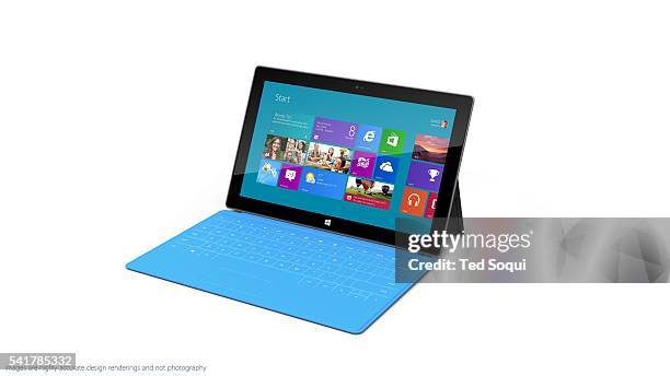 Press images of the Surface tablet by Microsoft.