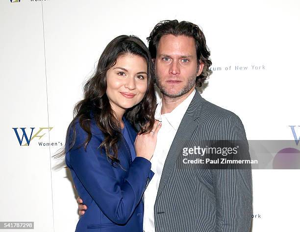 Actors Phillipa Soo and Steven Pasquale attend the 6th Annual Elly Awards Luncheon at The Plaza Hotel on June 20, 2016 in New York City.