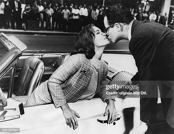 Schneider, Romy *-+Schauspielerin, D- mit Jack Lemmon in dem Film 'Leih mir deinen Mann' , Regie: David Swift- 1963