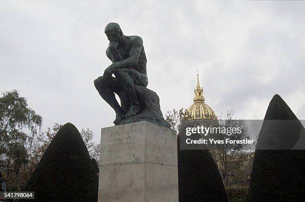 Rodin's celebrated sculpture The Thinker, was the first work by Rodin to be erected in a public place in front of the Pantheon becoming associated...