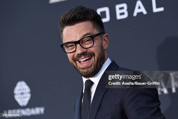 Actor Dominic Cooper arrives at the premiere of Universal Pictures' 'Warcraft' at TCL Chinese Theatre IMAX on June 6, 2016 in Hollywood, California.