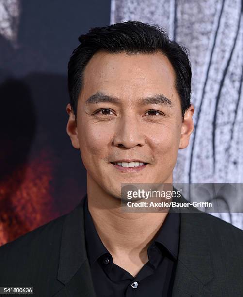 Actor Daniel Wu arrives at the premiere of Universal Pictures' 'Warcraft' at TCL Chinese Theatre IMAX on June 6, 2016 in Hollywood, California.