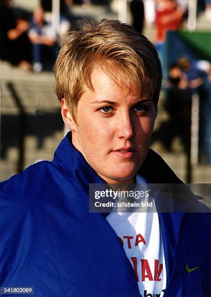 -colSportlerin, Leichtathletik, DPorträt- 1996