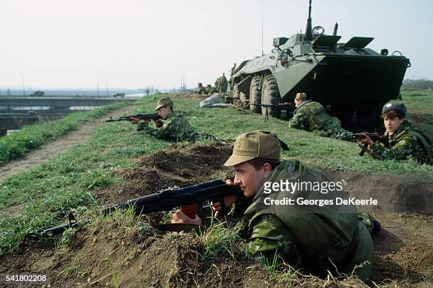 Russian Troops Along the Border Between Moldavia and Dniepr