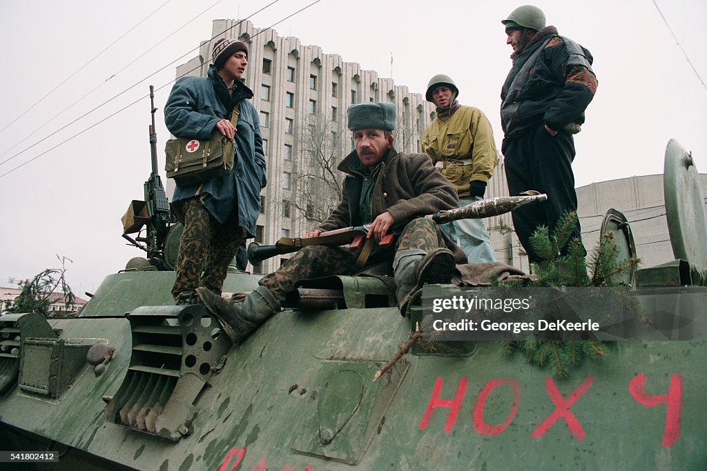 Chechians During Russian Occupation of Grozny