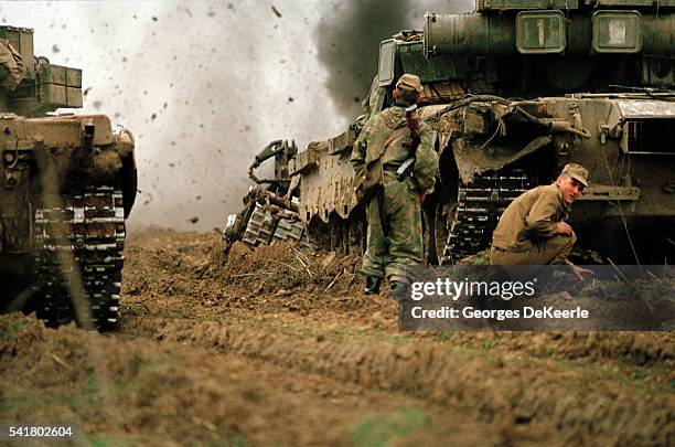 Russian Army Attacks Bamout During First Chechen War