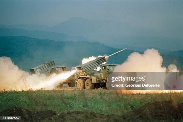 Russian Army Attacks Bamout During First Chechen War