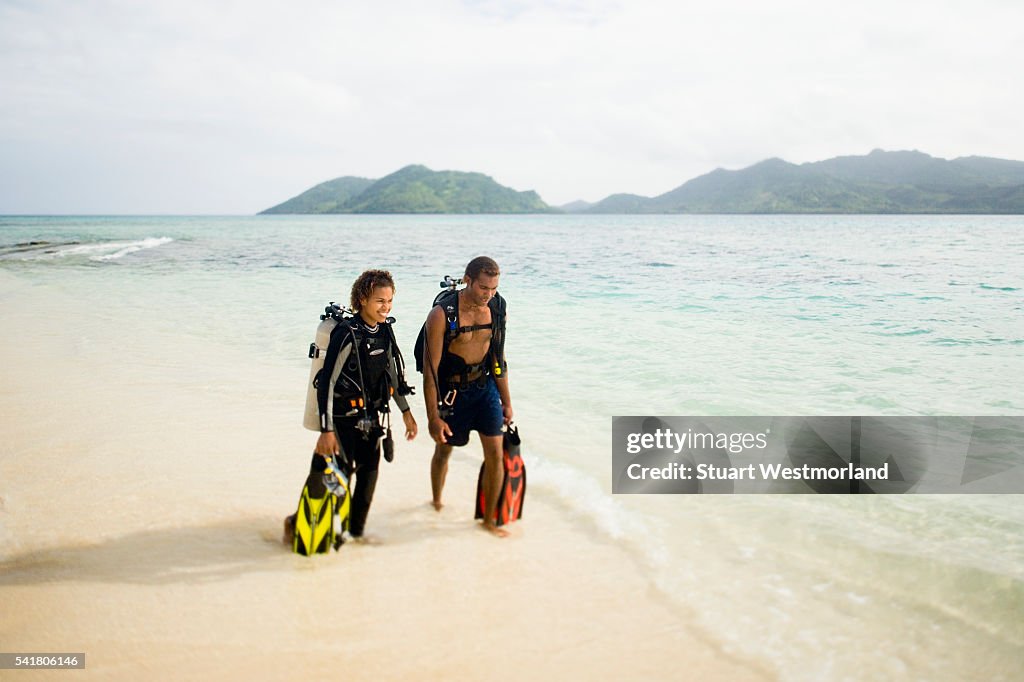 Scuba Diving Couple