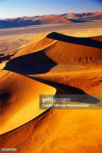 sand dunes of namib-naukluft park - namib naukluft national park fotografías e imágenes de stock