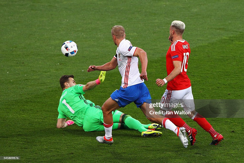 Russia v Wales - Group B: UEFA Euro 2016