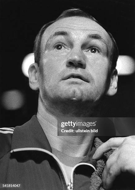 Manfred Wolke, Sportler, Trainer, Boxen, DDR / D- beim Boxturnier des TSC Berlin amBoxring