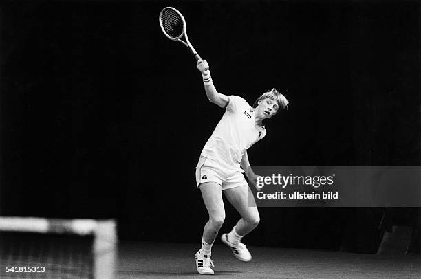 1968Tennisspieler, D- in Aktion bei den deutschenJugendmeisterschaften in Kiel- 1984