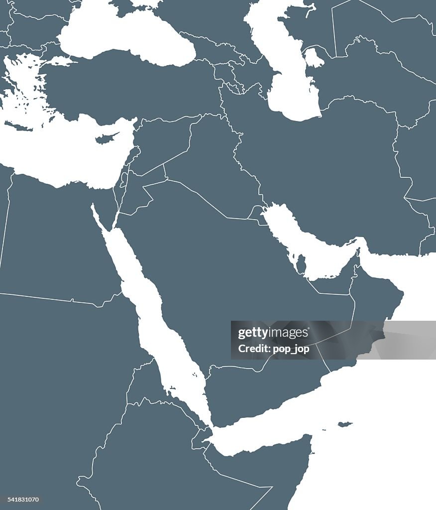 Map of Middle East