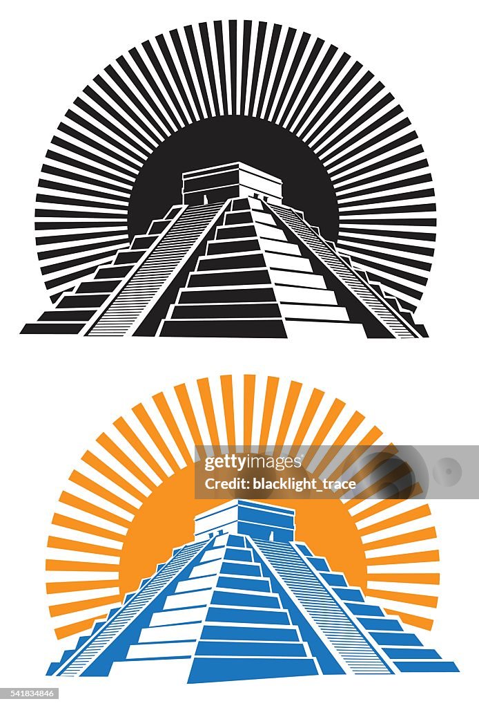 Building Pyramid Graphics Ancient Pyramids High-Res Vector Graphic - Getty Images