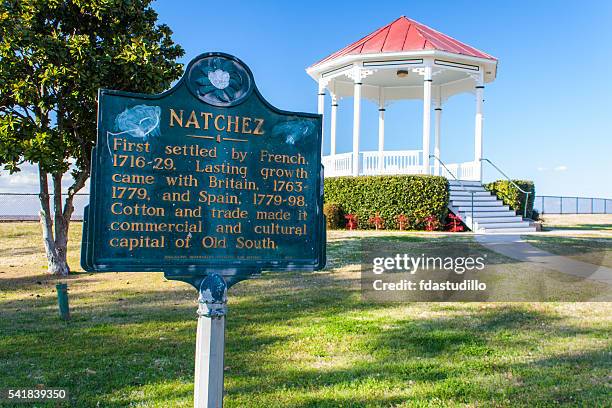 natchez histórico nacional park-misisipí - misisipi fotografías e imágenes de stock