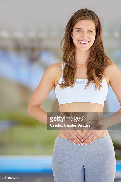 i’m in a long term relationship with my health - abdomen stock pictures, royalty-free photos & images