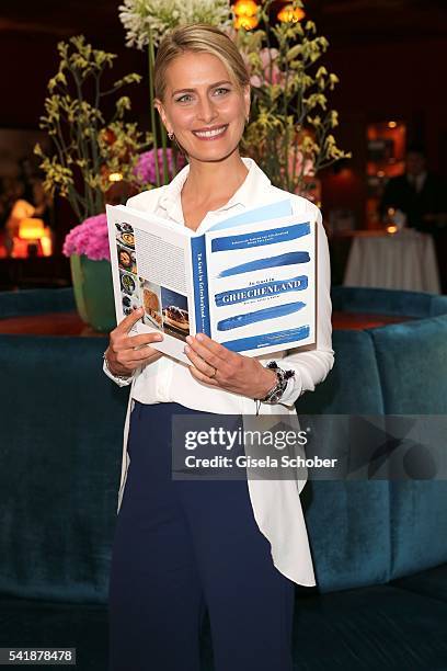 Princess Tatiana of Greece during the presentation of her book 'Zu Gast in Griechenland. Rezepte, Kueche & Kultur' at 'The Charles' Hotel on June 20,...