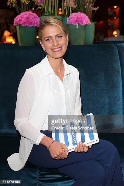 Princess Tatiana of Greece during the presentation of her book 'Zu Gast in Griechenland. Rezepte, Kueche & Kultur' at 'The Charles' Hotel on June 20,...