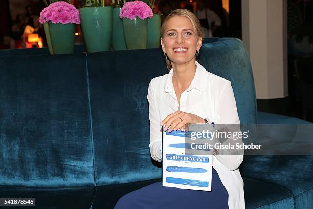 Princess Tatiana of Greece during the presentation of her book 'Zu Gast in Griechenland. Rezepte, Kueche & Kultur' at 'The Charles' Hotel on June 20,...