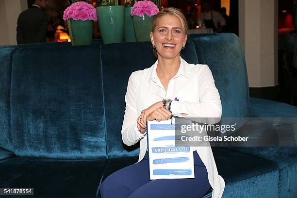 Princess Tatiana of Greece during the presentation of her book 'Zu Gast in Griechenland. Rezepte, Kueche & Kultur' at 'The Charles' Hotel on June 20,...