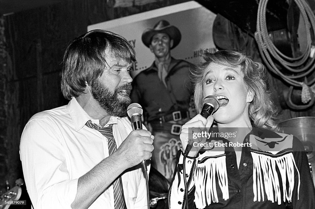 Glen Campbell and Tanya Tucker performing at Rodeo in New York City... News Photo - Getty Images