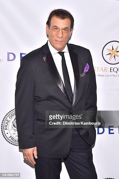 Robert Davi attends as the Friars Club Honors Tony Bennett With The Entertainment Icon Award - Arrivals at New York Sheraton Hotel & Tower on June...