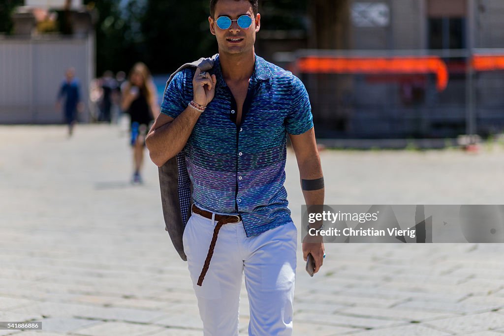 Street Style: June 20 - Milan Men's Fashion Week Spring/Summer 2017
