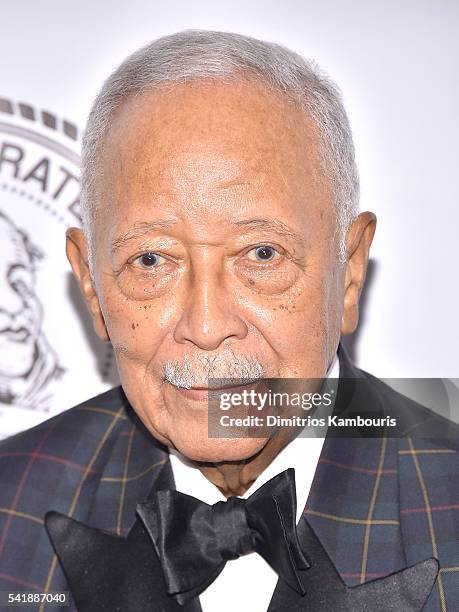 Former mayor of New York, David Dinkins attends as the Friars Club Honors Tony Bennett With The Entertainment Icon Award - Arrivals at New York...