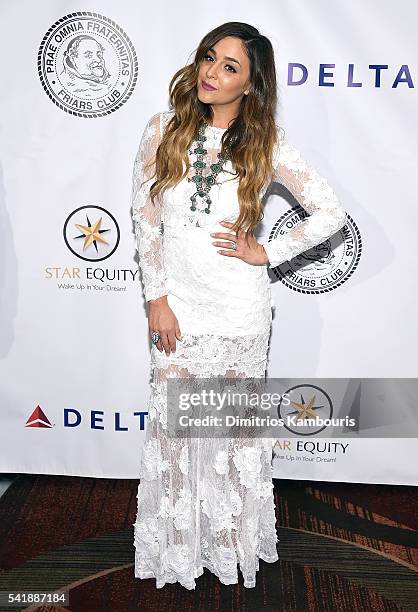 Alisan Porter attends as the Friars Club Honors Tony Bennett With The Entertainment Icon Award - Arrivals at New York Sheraton Hotel & Tower on June...