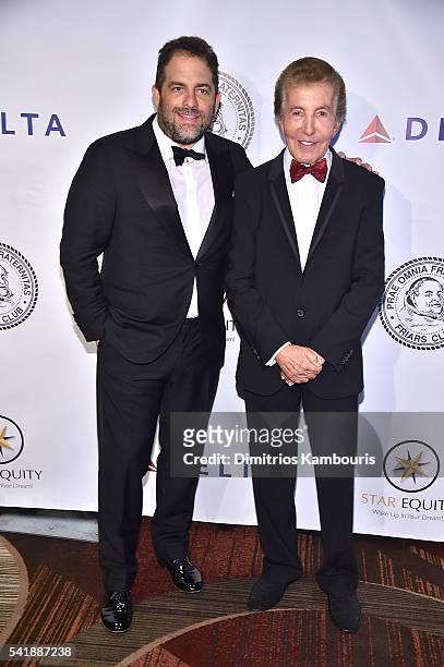 Brett Ratner and Al Malnik attend as the Friars Club Honors Tony Bennett With The Entertainment Icon Award - Arrivals at New York Sheraton Hotel &...