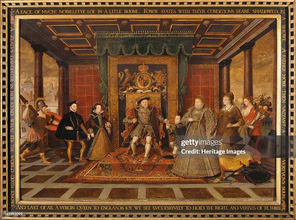 The Family Of Henry Viii: An Allegory Of  The Tudor Succession', 1572.