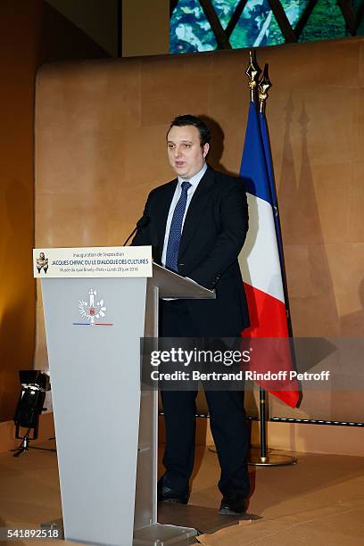 Martin Rey-Chirac attends the 'Jacques Chirac ou le Dialogue des Cultures' Exhibition during the 10th Anniversary of Quai Branly Museum at Musee du...