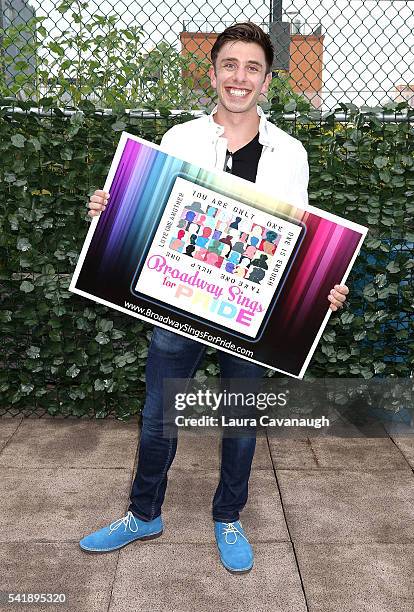 Brock Ciarlelli attends 6th Annual Broadway Sings For Pride Concert at JCC Manhattan on June 20, 2016 in New York City.