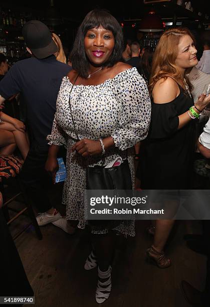 Bevy Smith attends American Express Launches National LGBTQ PRIDE Campaign To "Express Love" at The Spotted Pig on June 20, 2016 in New York City.