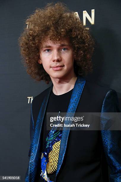 Singer Francesco Yates arrives at The 27th Annual SOCAN Awards Gala at the Sheraton Centre Hotel on June 20, 2016 in Toronto, Canada.