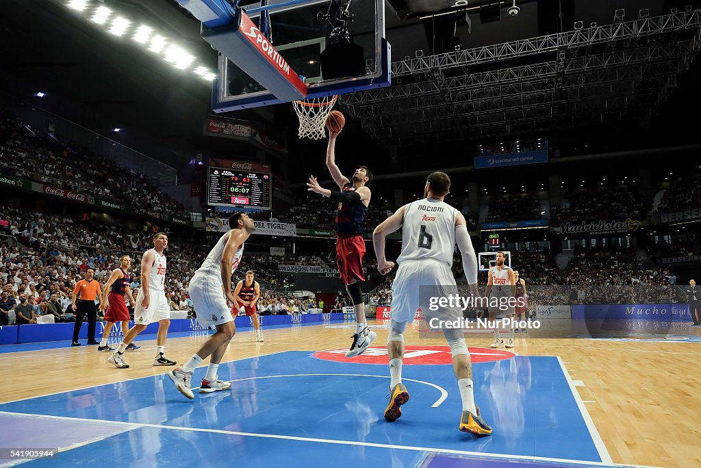 Real Madrid v Barcelona - Play Off Liga Endesa Final Round 3