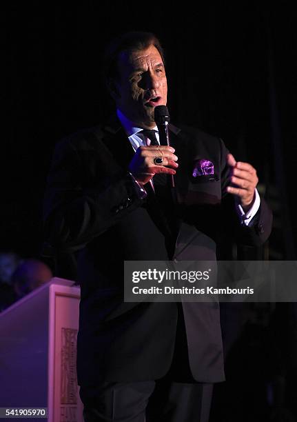 Robert Davi performs as the Friars Club Honors Tony Bennett With The Entertainment Icon Award - Inside at New York Sheraton Hotel & Tower on June 20,...