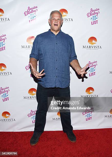 Actor Abraham Benrubi arrives at the premiere of Marvista Entertainment's "Jessica Darling's It List" at the Landmark Theater on June 20, 2016 in Los...