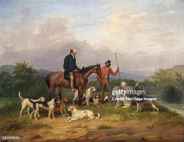 John Lloyd and George Thomas of Llandyssil', c1817. Artist: Thomas Weaver