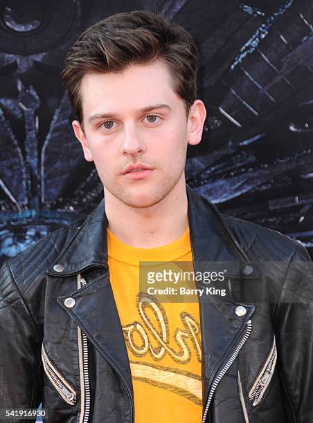 Actor Travis Tope attends the premiere of 20th Century Fox's' 'Independence Day: Resurgence' at TCL Chinese Theatre on June 20, 2016 in Hollywood,...