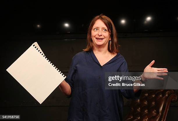 Rachel Dratch is the latest actor to perform in the new play "White Rabbit Red Rabbit" at The Westside Theatre on June 20, 2016 in New York City.