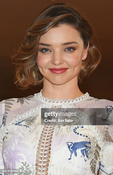 Miranda Kerr visits Marukome Miso headquarter on June 21, 2016 in Nagano, Japan.