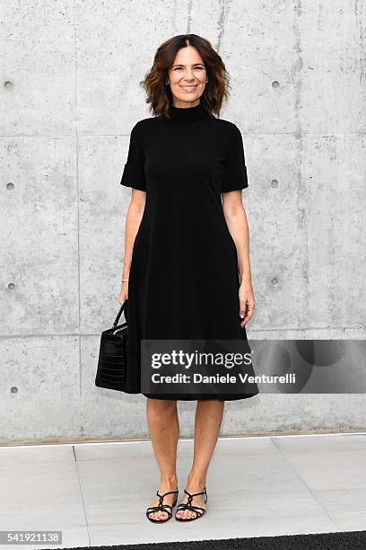 Roberta Armani attends the Giorgio Armani show during Milan Men's Fashion Week SS17 on June 21, 2016 in Milan, Italy.