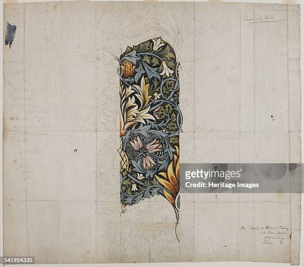 Design for snakehead', 1876. Artist: William Morris.