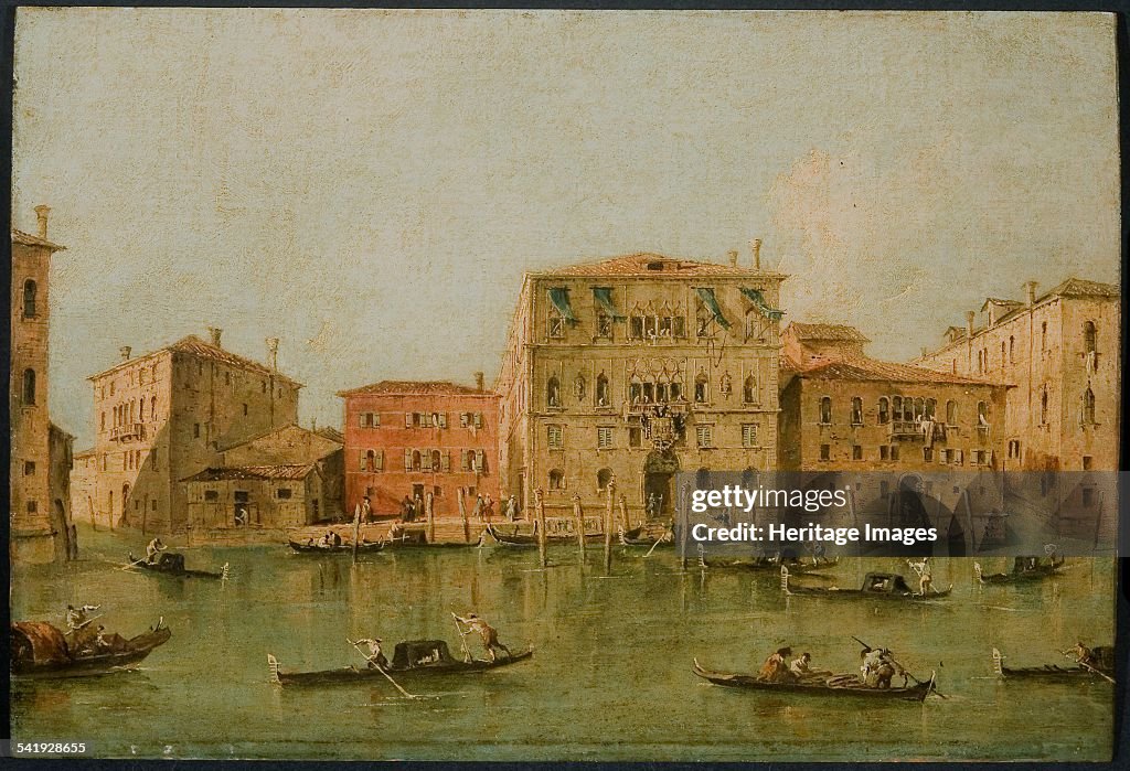 View Of The Palazzo Loredan Dell'Ambasciatore On The Grand Canal, Venice,' 1775-85.