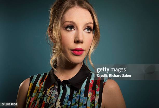 Comedian Katherine Ryan is photographed for the Observer on April 6, 2016 in London, England.