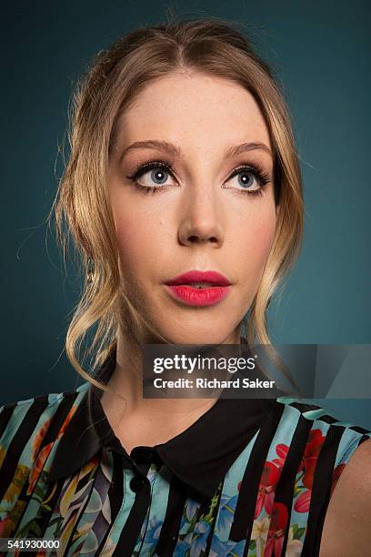 Comedian Katherine Ryan is photographed for the Observer on April 6, 2016 in London, England.