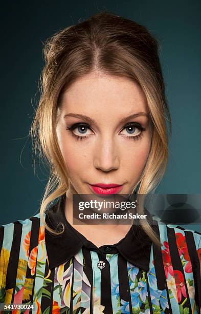 Comedian Katherine Ryan is photographed for the Observer on April 6, 2016 in London, England.