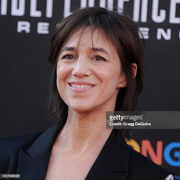 Actress/singer Charlotte Gainsbourg arrives at the premiere of 20th Century Fox's "Independence Day: Resurgence" at TCL Chinese Theatre on June 20,...