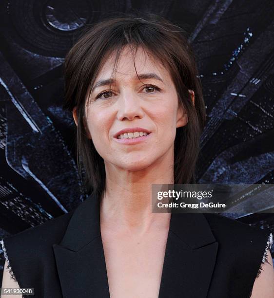 Actress/singer Charlotte Gainsbourg arrives at the premiere of 20th Century Fox's "Independence Day: Resurgence" at TCL Chinese Theatre on June 20,...